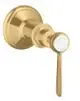 AXOR-HG-AXOR-Montreux-Absperrventil-Unterputz-mit-Hebelgriff-Brushed-Gold-Optic-16872250 gallery number 1